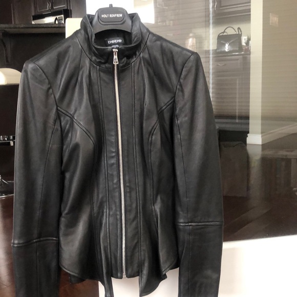 BEBE real leather jacket - Picture 1 of 5
